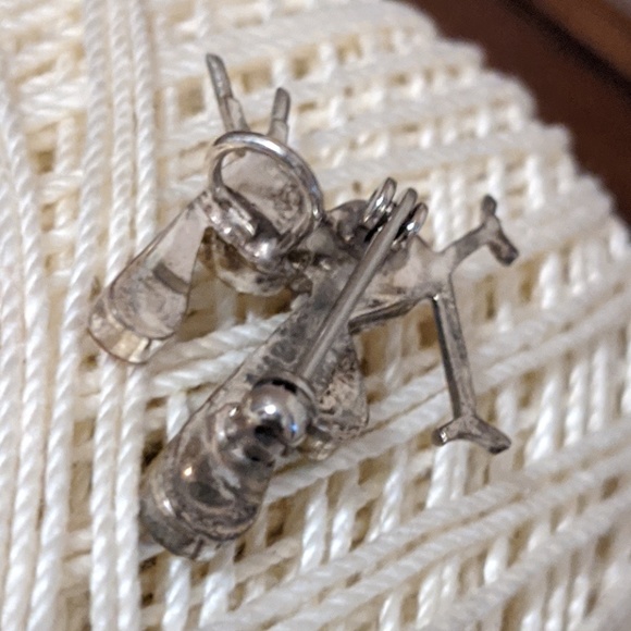 Vintage Silver Road Runner Inlay Pin/Pendant - Picture 4 of 5